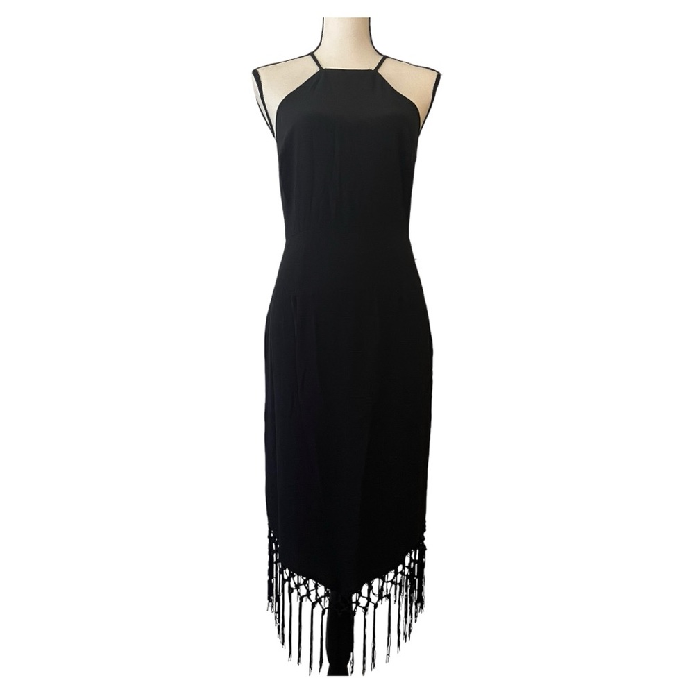 Lulus Black Midi Dress